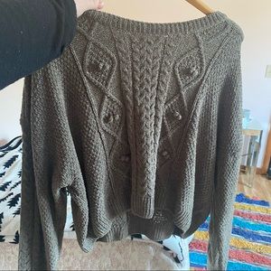 Crop sweater